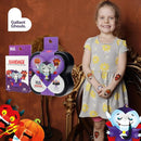 BioSwiss Bandages, Halloween Ghouls Shaped Self Adhesive Bandage, Latex Free Sterile Wound Care, Fun First Aid Kit Supplies for Kids and Adults, 24 Count by TinyTreasures Baby Boutique