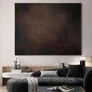 SIGNWIN 60"x72" Extra Large Framed Wall Art Dark Brown Abstract Moody Illustration for Home Living Room Bedroom Decor (Frame Assembly Required) by CozyNest Decor