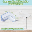 24 Pack Corner Protector for Baby: Baby Proofing Safety Corner Clear Furniture Tablet Corner Protection| Protectors Guards, Baby Proof Bumper & Cushion to Cover Sharp Furniture & Table Edges(L Shape) by TinyTreasures Baby Boutique