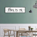This Is Us Sign Wall Decor: Family Signs for Home Decor Living Room Wall Art Framed 16"x48"Large Farmhouse Rustic Home Sign Wall Decor Above Bed,Country Wall Plaques Hanging Master Bedroom Decor by CozyNest Decor