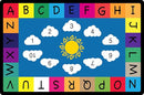 Genki - Kids Rugs for Playroom - ABC Learning Area Rug for Play Room, Classroom, Kindergarten, and Preschool - Kid Alphabet Educational Carpet for Childrens and Toddler Mat - Non Slip | 4'x6' by TinyTreasures Baby Boutique