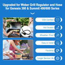 Upgraded for Weber Hose and Regulator kit, for Genesis 300 & Summit 400/600 Series for Weber Grill Regulator and Hose, for Genesis and Summit Series Gas Grills Including Silver Gold Platinum. by GreenHaven Gardens