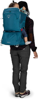 Osprey Poco SLT Lightweight Child Carrier Backpack - Slimmed-Down Hiking Carrier for Toddlers with Safety Harness, Sunshade, and Ventilated Backpanel - Lightweight Travel-Friendly Option by TinyTreasures Baby Boutique