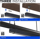 Barrina T5 Plant Grow Lights for Indoor Growing, 2FT 80W (8 x 10W) Full Spectrum LED Grow Light, Black Cover Growing Light Strips with Switch, Magnetic Installation, Plug and Play, Yellow, 8 Packs by GreenHaven Gardens