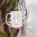 Personalized Axolotl Accent Mug Gift For Birthday Christmas, Axolotls White Coffee Cup 11 15 Oz, Custom Name Axolotl Animal Lover Coffee Mug Gift For Women Men Sister Brother, Cute Animal Travel Cup by TinyTreasures Baby Boutique