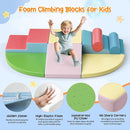 Lischwert Foam Climbing Blocks for Toddlers 1-3, 8pcs Soft Play Set with Crawling Exploration Toys, Indoor Outdoor Infant Safe Blocks for Baby Gym Toddler Playground by TinyTreasures Baby Boutique