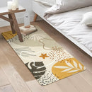 Lahome Boho Washable Hallway Rugs - 2x4 Area Rugs Non-Slip Low-Pile Soft Bathroom Rug Runner Throw Small Kitchen Runner Rugs, Botanical Print Floor Mats Rug for Bedside Entryway Laundry Room by TinyTreasures Baby Boutique