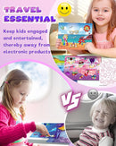 Baobrava Foil Art Fun Kit for Kids - DIY Toy Unicorn Princess Foil Art Craft Activity for Kids, Foam Stickers Fun Craft Kits & Supplies, Creative Christmas Birthday Gifts Travel Toys for 4 and Up by TinyTreasures Baby Boutique