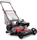 PowerSmart Lawn Mower Gas Powered, 21-Inch 144cc Engine 3-in-1 Walk-Behind Push Lawn Mower, Oil Included by GreenHaven Gardens