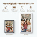 Dragon Touch 21.5" Digital Calendar Chore Chart – 1080P Full HD Interactive Touchscreen, Smart Family Planner, Hearth Display Digital Calendar Wall & Desk Mountable for Seamless Scheduling Black by TinyTreasures Baby Boutique
