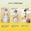 3 in 1 Toddler Potty Training Toilet Seat with Steps Ladder, Foldable Potty Train Chair Adapter for Toddlers Kids Boys Girls, Yellow by TinyTreasures Baby Boutique