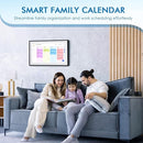 Calendar Digital 15.6 Inch Electronic Calendar&Chore Chart, 1920 * 1080P IPS Touchscreen Wall Smart Weekly and Monthly Planner for Family Black Gift for Mother mom Women by TinyTreasures Baby Boutique