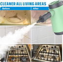 Handheld Pressurized Steam Cleaner - 15s Quick Start, Multi-Functional for Home, Kitchen, Bathroom, 8 Attachments, Chemical-Free, Safe & Efficient Cleaning Solution by TinyTreasures Baby Boutique