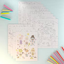 Together with You Sticker + Coloring Book (500+ Valentine's Stickers for Kids & 12 Coloring Pages) Side by Side Activity Book, Fun Road Trip Activity, Cute Craft for Boys & Girls Ages 2-4 4-8, 8-10 by TinyTreasures Baby Boutique