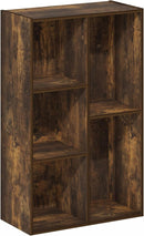 Furinno Luder 5-Cube Open Shelf Bookcase, Bookshelf, Amber Pine by TinyTreasures Baby Boutique