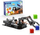 4DOF Robotic Arm Kit for Kids Compatible with Arduino IDE, Programming ESP32 Smart Robot Arm Building Kit STEM Educational Desktop Toy with Joystick and Web App Control for Children Ages 8+ and Adults by TinyTreasures Baby Boutique
