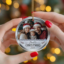 Personalized Baby’s First Christmas Photo Christmas Ornament 2025 - My First Holiday Keepsake - Custom Newborn Ornament - Sweet Gift for New Parents Mom Dad - Baby Holiday Memory Decoration by TinyTreasures Baby Boutique