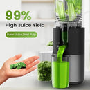 Cold Press Juicer Machines, High Nutrient Retention, 99% Juice Yield, 5.3" Wide Feed Chute for Whole Fruits & Vegetables, Quiet Slow Masticating Juicer, BPA-Free, Easy to Clean by CozyNest Decor