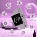 Kids Watches for Girls Boys Digital Sport Watch with Step Counter Pedometer Vibration Alarm Clock, No App Waterproof Fitness Tracker Kids Watch Boys Girls Teens Students Ages 5-16 by TinyTreasures Baby Boutique