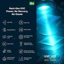 WABI UVC LEDs 3-in-1 Sanitizer & Dryer 360° Box | Disinfect, Dry, & Store Everyday Items, Baby Feeding Gear, and Electronics | Touch Control, LED (No Mercury) | Smart Storage Mode by TinyTreasures Baby Boutique