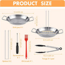 Elcoho Al Pastor Skewer for Grill BBQ Vertical Skewer Pan with Spikes Brush Tongs Screwdriver Al Pastor Rotating Grill Vertical Rotisserie for Turkey Tacos Al Pastor Shawarma Chicken on Smoker Oven by GreenHaven Gardens