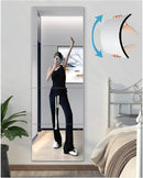 Shatterproof Wall Mirror Full Length for Bedroom, Plexiglass Gym Mirrors For Home, Extra Thick: 0.12 inch, 15.8 x 15.8 inch x 4 Pcs, Workout Mirrors Safe for Kids, Over The Door, Long Wall Mounted by CozyNest Decor