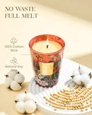 M&SENSE Wild Cherry Scented Candle, Natural Soy Wax Candles 14.1oz 60H Slow Burning Non Toxic, Stress Relief Romantic Gifts for Women Home Decor by CozyNest Decor