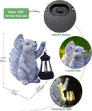 Solar Squirrel Statues for Garden Decor: Outdoor Figurines Sculpture with Lantern for Yard Art Lawn Patio Balcony - Gifts for Mom Grandma by GreenHaven Gardens