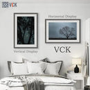 VCK 24x36 Poster Frame 3 Pack, Gray Solid Wood Picture Frame, Exclusive Wood Grain, Wall Mounting Hanging by CozyNest Decor