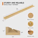 Floating Picture Ledge Shelves for Wall Set of 2, 84 Inches Picture Ledge Shelf with Long Large Nursery Book Shelf for Toys Storage Kids Bookshelf Wall Mounted Living Room Bedroom Decor Frames, Oak by TinyTreasures Baby Boutique