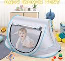 Baby Beach Tent,Large Pop Up Beach Tent Sun Shade for Beach,Portable Baby Travel Tent with Mosquito Net,Indoor Baby Play Tent,UPF 50+ UV Protection Sun Shelters for Infants by TinyTreasures Baby Boutique