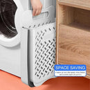 Laundry Basket Hamper,Hanging Wall Collapsible Laundry with Handle,Space-Saving Foldable Storage Dirty Washer Organizer Bin Multi-function Container Waterproof Durable,Set of 2(XL&M) by CozyNest Decor