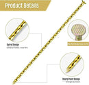 200 Pcs Metal Nails 8 Inch Artificial Spikes Galvanized Spiral Landscape Stakes Edging Spikes Garden Stakes for Fake Landscaping Grass Ground Lawn(Gold) by CozyNest Decor