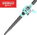 Zebco Rambler Fishing Reel and Rod Combo, Durable Fiberglass Rod with Built-in Carabiner, Patented No-Tangle Reel, Pre-Spooled with 8-Pound Zebco Fishing Line by TinyTreasures Baby Boutique