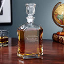 Custom Whiskey Decanter and Whiskey Glasses Set in Handcrafted Box by CozyNest Decor
