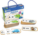 Learning Resources Alphabet Puzzle Cards, Kindergarten Readniness, Self Correcting Puzzles, Ages 4+ by TinyTreasures Baby Boutique
