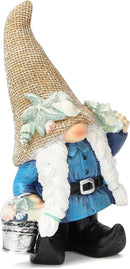 Leekung Gnome Statue Garden Decor - Ocean Gnome Figurine for Patio Lawn Yard Backyard Outdoor Indoor Home Decoration,Summer Gnomes with Shells Starfish,Swedish Beach elf tomte, for Women by GreenHaven Gardens