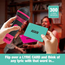Mic misheard Music Trivia Card Game, Karaoke Party Game for 2-10 Players, Music Card Games with 250 Lyrics (125 Cards) for Family and Adult Christmas & Birthday Gifts by TinyTreasures Baby Boutique