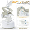 Orzbow 3-in-1 Potty Training Toilet, Detachable Baby Potty, As Toddler Toilet Seat, Chair, Step Stool for Boys & Girls 18+ Months, Potty Training Seat with Splash Guard, Lid, Easy Clean, Brown by TinyTreasures Baby Boutique