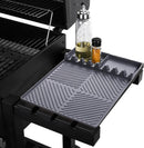 Griddle Mat Barbeque Grill Accessories Tools for Blackstone, Side Shelf Mat Grill Pad for Outdoor Grill Kitchen Counter Spatula Silicone Mat with Drip Pad for Kitchen, Cooking, Countertop (Grey) by GreenHaven Gardens