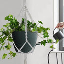WOUSIWER 10 inch Self Watering Planters, 2 Pack Large Plastic Plant Pots with Deep Reservior and High Drainage Holes for Indoor Outdoor Plants and Flowers, Speckled Black with Green by GreenHaven Gardens