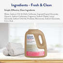 The Clean People Liquid Laundry Detergent - Recyclable Packaging, Stain Fighting - Ultra Concentrated, Laundry Soap - Spring Scent, 50 fl oz by TinyTreasures Baby Boutique