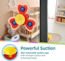 LiKee Strong Suction Cup Fidget Rotating Sensory Bath Toys for Baby 12 18 Months Airplane Car Travel Table & Window Toys for 1 2 Years Old Toddler Boys and Girls (Panda) by TinyTreasures Baby Boutique