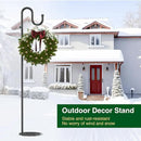 74" Shepherds Hook Stand for Plant: Hanging Bird Feeders, Plants, Lanterns, Wreath and Wind Chimes, Adjustable Free Standing Pole Holder with Heavy Duty Base for Indoor & Outdoor, Holds Up to 20 LBS by GreenHaven Gardens