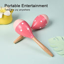 Maracas for Adults Kids Babies, Wooden Maracas Shaker Musical Instrument by TinyTreasures Baby Boutique