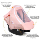 Metplus 2-in-1 Baby Car Seat Cover, Multi Use Cover for Baby Car Seat Canopy with Privacy Sun Shade, Protect Your Baby's Safety Seat with Style, Infant Carrier Covers for Boys & Girls by TinyTreasures Baby Boutique