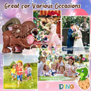 Dinosaur Bubble Machine with Colorful Lighting for Kids Automatic Handheld Dinosaur Bubble Toy 20000+ Big Bubbles Per Minute Bubbles Toy for Outdoor Parties Yard Fun Kids Gift Triceratops Blue by TinyTreasures Baby Boutique