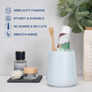 Bathroom Tumbler Cup Ceramic 13.5oz Reusable Toothbrush Cup 400ml,Toothbrush Holder Adequate for Your Bathroom (Blue) by CozyNest Decor