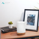 ASAKUKI 300ML Essential Oil Diffuser, Quiet 5-in-1 Premium Humidifier, Home Fragrance Aroma Diffuser with 7 LED Color Changing Light and Auto-Off Switch -Light Brown by TinyTreasures Baby Boutique