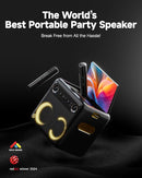 Smart Karaoke Machine for Adults - with Lyrics Display, 64GB Karaoke Tablet, 2 Wireless Mics, Professional Karaoke System, 300W Peak Power, 4 DJ Lights, Karaoke Speaker for Any Occasion by TinyTreasures Baby Boutique